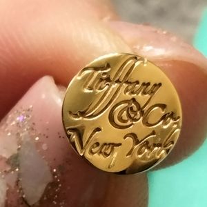Authentic Tiffany yellow 18k Gold earrings